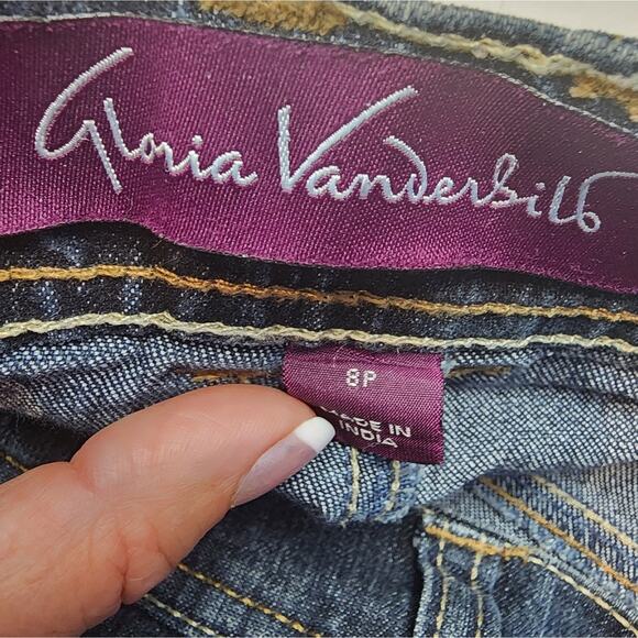 Gloria Vanderbilt Vintage High Waist Blue Jeans Petite Women's Size 8 Size 8P - Picture 3 of 9
